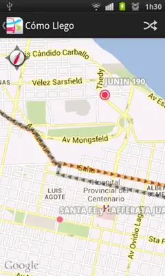 ¿Cómo Llego? Rosario (clásico) android App screenshot 3